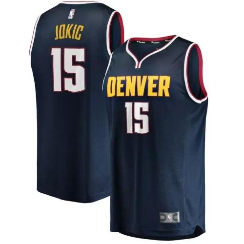 Nikola Jokic Denver Nuggets Fast Break Player Jersey - Icon Edition - Navy