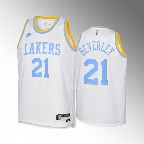 Patrick Beverley 21 Los Angeles Lakers 2022-23 Classic Edition White Youth Jersey - Swingman