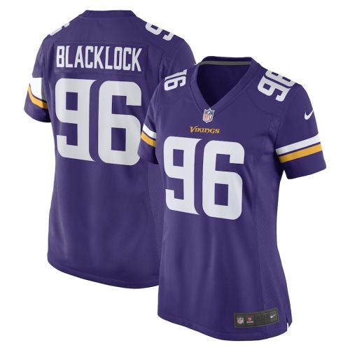 Ross Blacklock 96 Minnesota Vikings Women Game Jersey - Purple