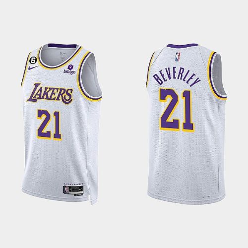 Los Angeles Lakers Patrick Beverley 21 2022-23 Association Edition White Men Jersey Swingman