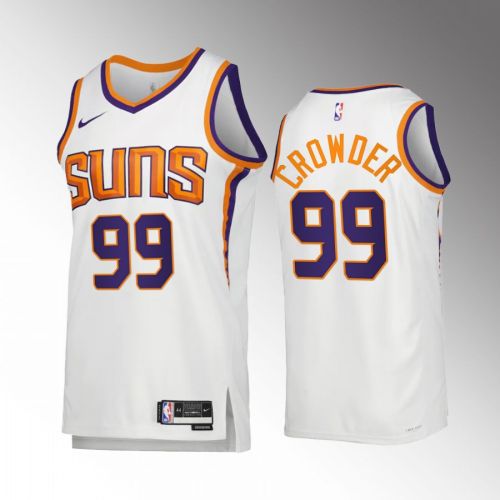 Phoenix Suns Jae Crowder 99 2022-23 Association Edition White Jersey Swingman