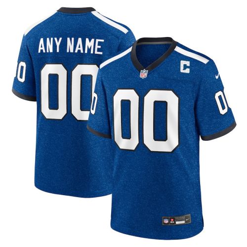 Indiana Nights Indianapolis Colts Men Alternate Custom Game Jersey - Blue