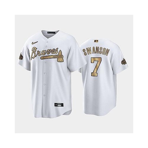 2022-23 All-Star Game NL Atlanta Braves White 7 Dansby Swanson Jersey