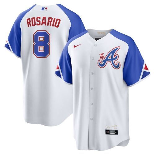 Eddie Rosario 8 Atlanta Braves 2023 City Connect Men Jersey - White