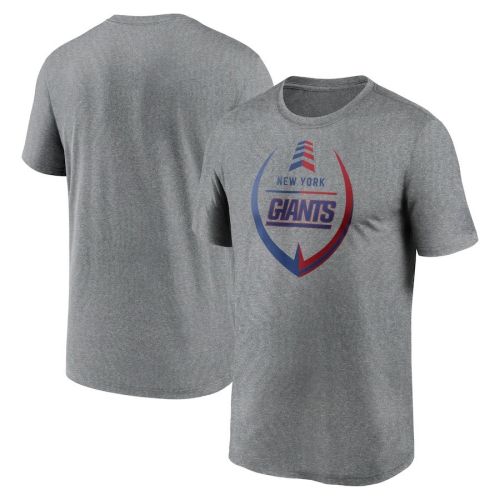 New York Giants Icon Legend T-Shirt - Heathered Gray