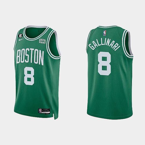 Boston Celtics 8 Danilo Gallinari 2022-23 Icon Edition Kelly Green Men Jersey