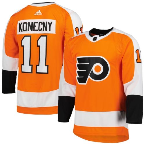 Travis Konecny 11 Philadelphia Flyers Home Primegreen Men Jersey - Orange