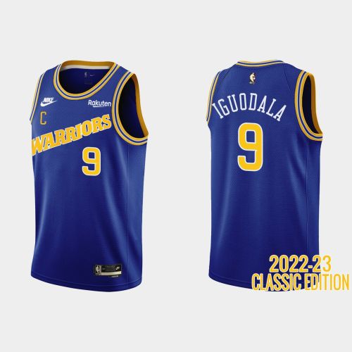 Golden State Warriors Andre Iguodala 9 2022-23 Classic Edition Royal Men Jersey