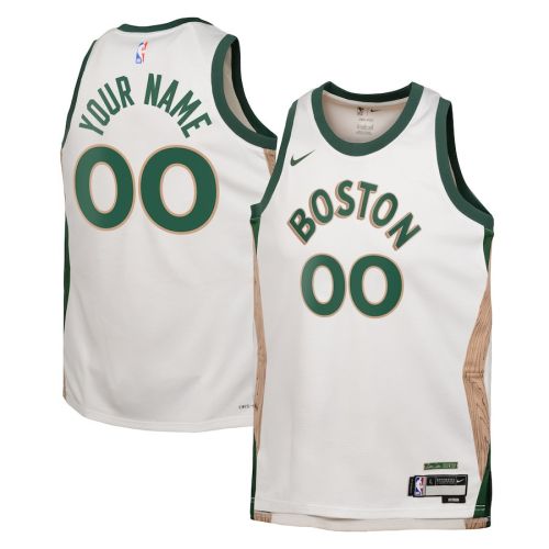 Boston Celtics 2023/24 City Edition Swingman Custom YOUTH Jersey - White