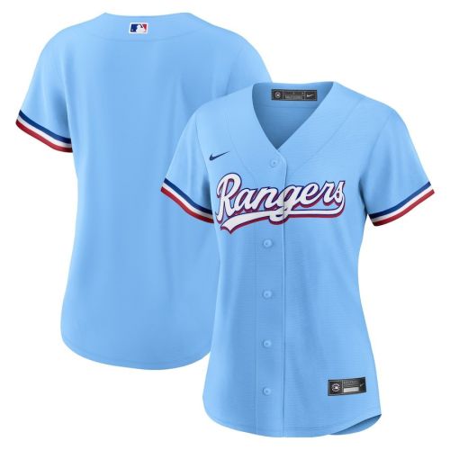 Texas Rangers Women's Alternate Team Jersey - Light Blue