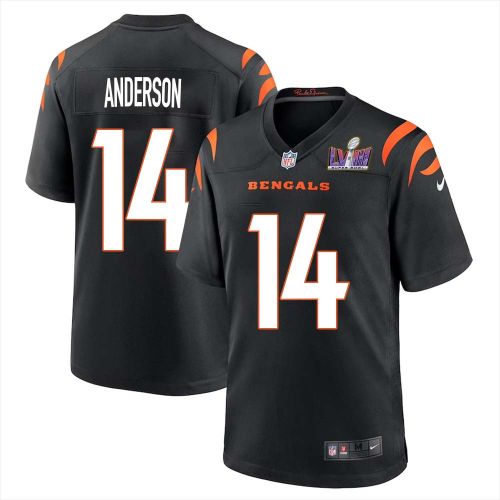 Ken Anderson 14 Cincinnati Bengals Super Bowl LVIII Men Home Limited Jersey - Black