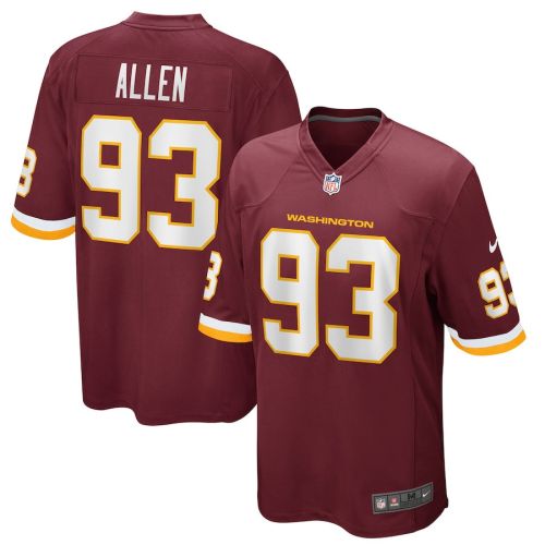 Jonathan Allen 93 Washington Commanders Football Team Men Game Jersey - Burgundy