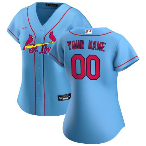 St. Louis Cardinals Women's Alternate Custom Jersey - Blue