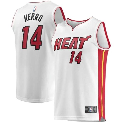 Tyler Herro Miami Heat Fast Break Jersey White - Association Edition