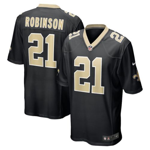 Patrick Robinson 21 New Orleans Saints Men's Game Jersey - Black