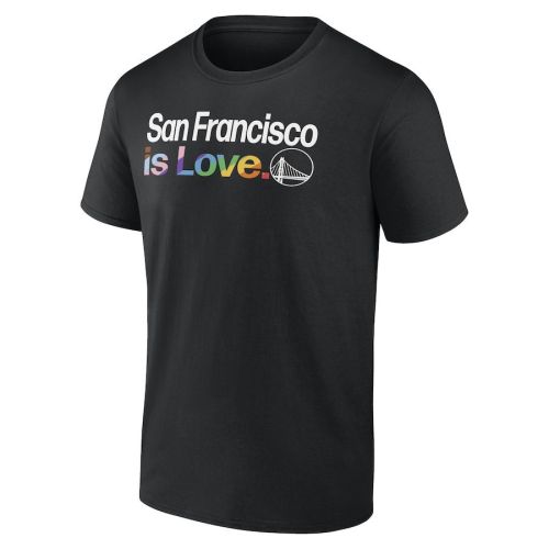 Golden State Warriors Team City Pride Logo Men T-Shirt - Black