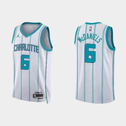 Charlotte Hornets Jalen McDaniels 6 2022-23 Association Edition White Men Jersey Swingman