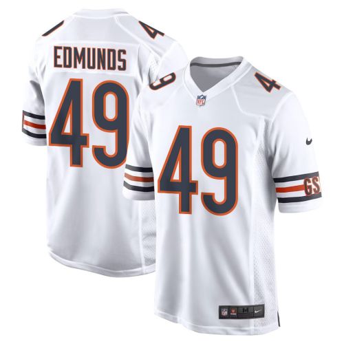 Tremaine Edmunds 49 Chicago Bears Men Game Jersey - White