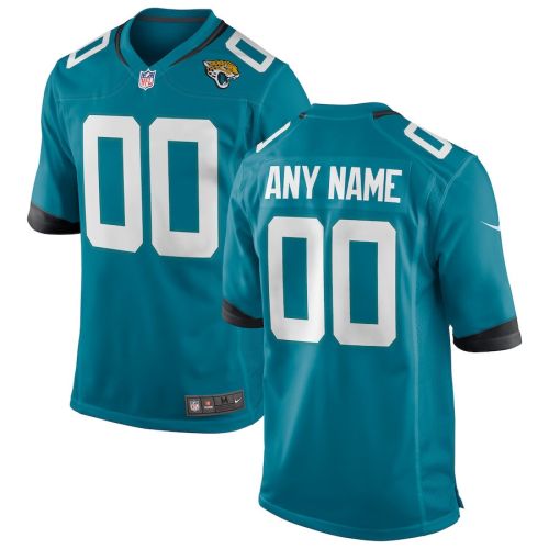 Jacksonville Jaguars Custom Men Alternate Jersey - Teal