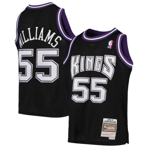 Jason Williams Sacramento Kings Mitchell & Ness Youth 2000-01 Hardwood Classics Swingman Throwback Jersey - Black