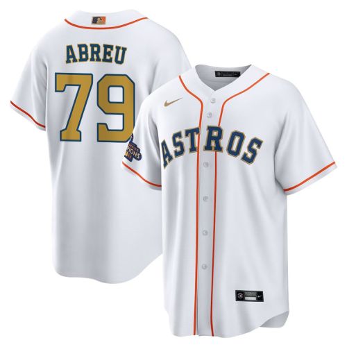 José Abreu 79 Houston Astros 2023 Men Jersey - White/Gold