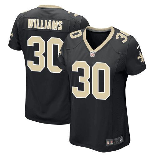 Jamaal Williams 30 New Orleans Saints Women Game Jersey - Black