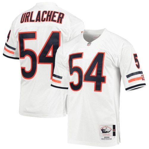 Brian Urlacher Chicago Bears Mitchell & Ness 2000 Throwback Retired Player Jersey - White