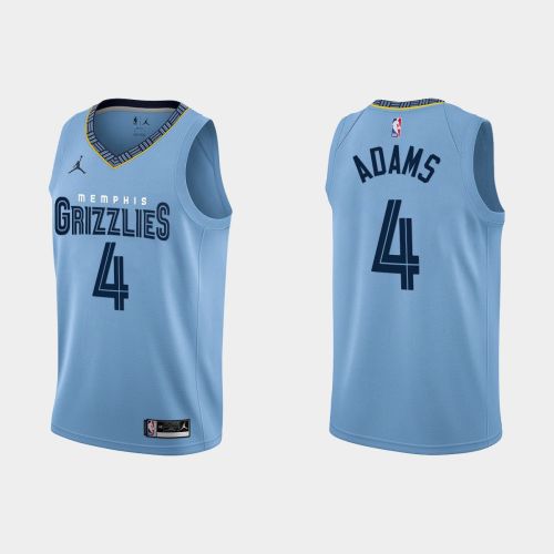 Memphis Grizzlies Steven Adams 4 2022-23 Statement Edition Blue Men Jersey