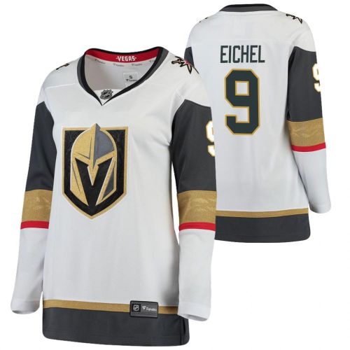 Vegas Golden Knights Jack Eichel 9 Away Women White 2021 Trade Jersey Jersey