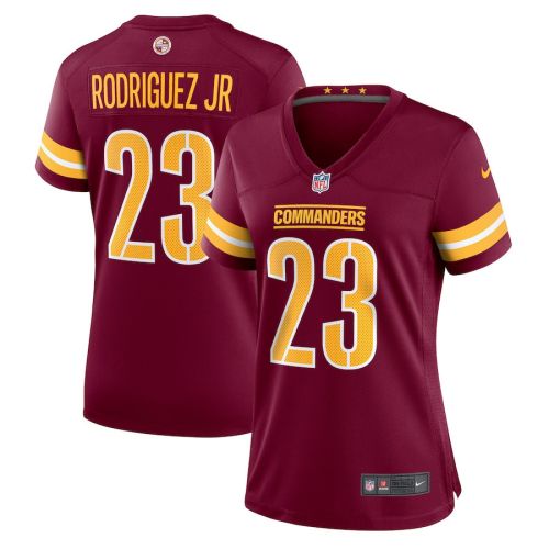 Chris Rodriguez Jr. 23 Washington Commanders Women Team Game Jersey - Burgundy