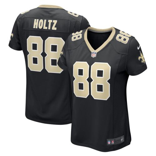 J.P. Holtz New Orleans Saints Women's Game Player Jersey - Black