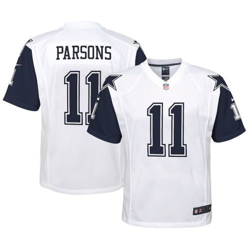 Micah Parsons 11 Dallas Cowboys YOUTH Alternate Game Jersey - White