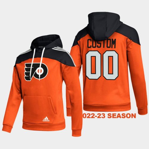 Philadelphia Flyers 00 Custom 2022-23 Stylish Orange Hoodie Pullover