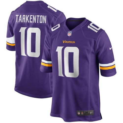 Fran Tarkenton 10 Minnesota Vikings Men Game Retired Jersey - Purple