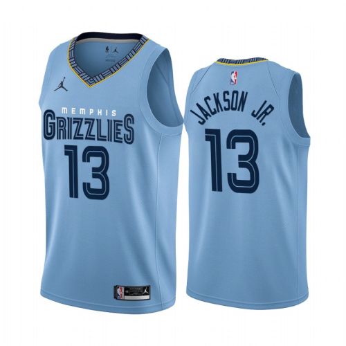 2022-23 Memphis Grizzlies Jaren Jackson Jr. 13 Blue Statement Edition Men Jersey