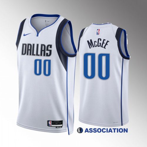 JaVale McGee 00 2022-23 Dallas Mavericks White Association Edition Jersey Swingman