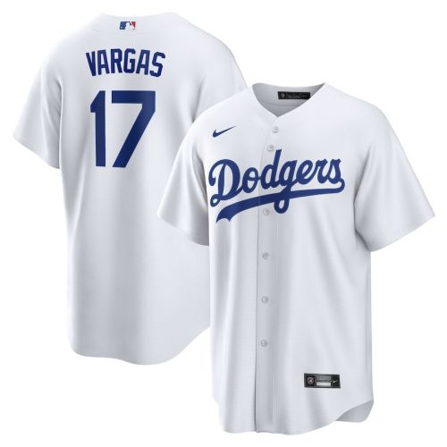 Miguel Vargas 17 Los Angeles Dodgers Men Jersey - White