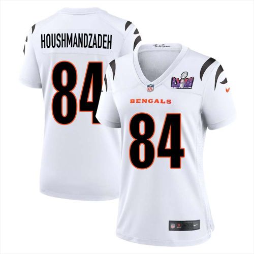 T. J. Houshmandzadeh 84 Cincinnati Bengals Super Bowl LVIII Women Away Limited Jersey - White