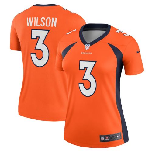 Russell Wilson 3 Denver Broncos Women's Alternate Legend Jersey - Orange