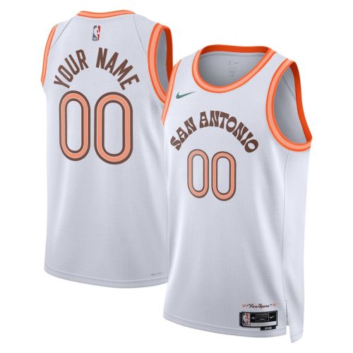 San Antonio Spurs 2023/24 City Edition Swingman Custom Jersey - White