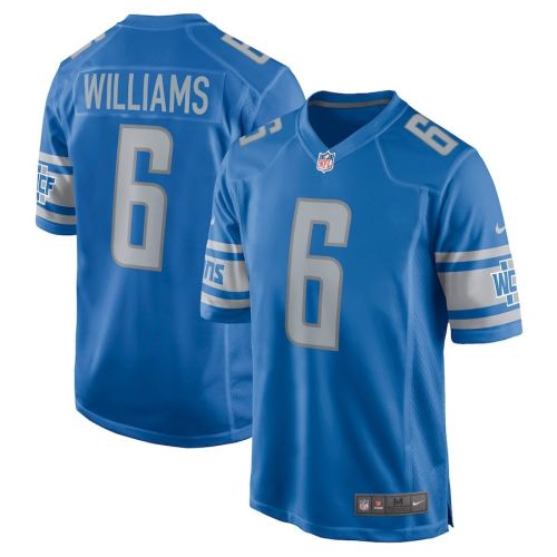 Tyrell Williams 6 Detroit Lions Men Game Jersey - Blue