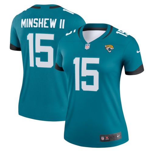 Gardner Minshew II 15 Jacksonville Jaguars Women's Game Jersey - Teal