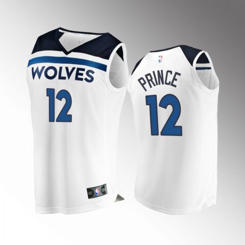 Minnesota Timberwolves 12 Taurean Prince Association Jersey 2022-23 White