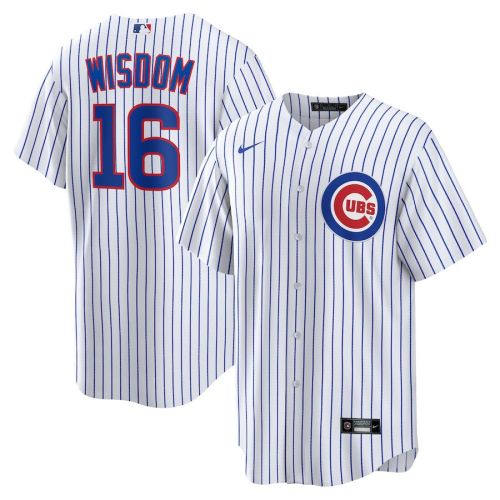 Patrick Wisdom 16 Chicago Cubs Home Men Jersey - White