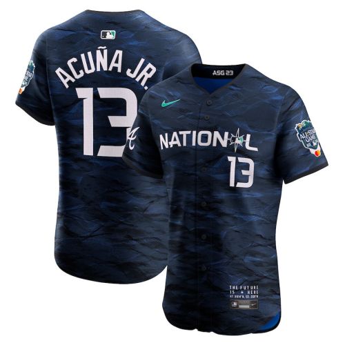 Ronald Acuña Jr. 13 National League 2023 MLB All-Star Game Vapor Elite Jersey - Royal