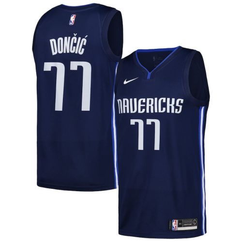 Luka Dončić 77 Dallas Mavericks Nike Swingman Men Jersey - City Edition - Navy