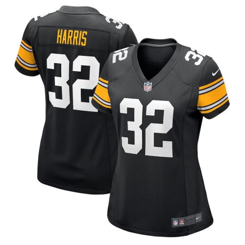 Franco Harris 32 Pittsburgh Steelers Women's Alternate Retired Player Jersey - Black