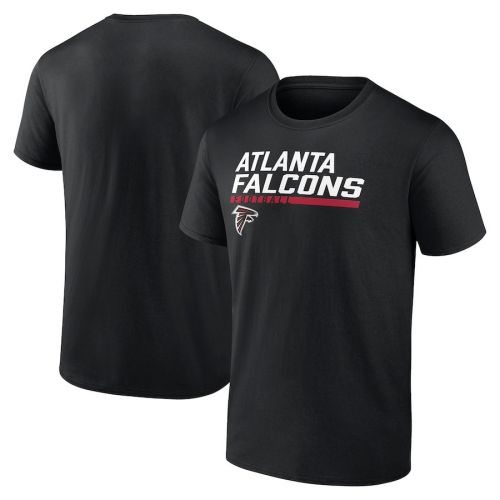 Atlanta Falcons Stacked T-Shirt - Black