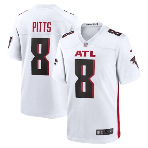 Kyle Pitts 8 Atlanta Falcons Men's Game Jersey - White