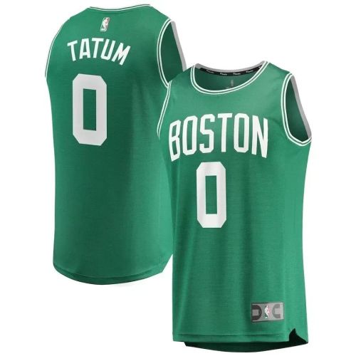 Jayson Tatum Boston Celtics Fast Break Jersey Green - Icon Edition